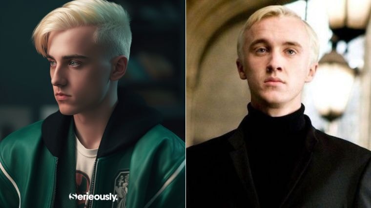 Drago Malefoy de la saga Harry Potter imaginé en 2023 par une intelligence artificielle