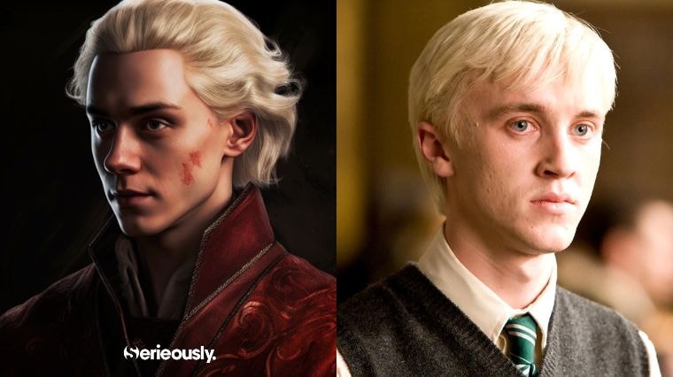 Drago Malefoy de la saga Harry Potter imaginé en Targaryen dans la série Game of Thrones