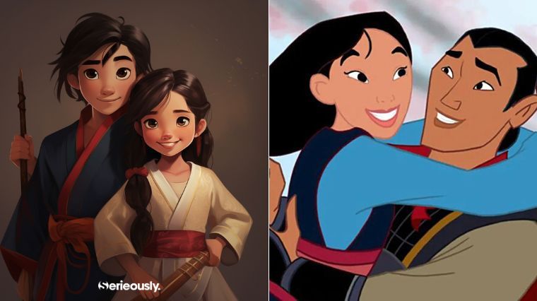 Les enfants de Shang et Mulan de Disney imaginés par une intelligence artificielle