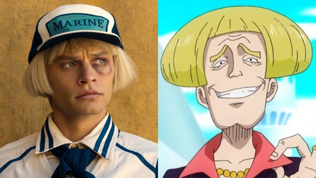 Helmeppo dans la série live action One Piece de Netflix VS dans l'anime