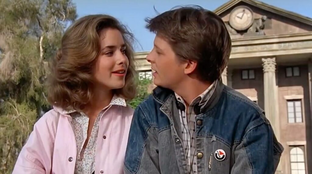 Jennifer et Marty dans Retour vers le futur