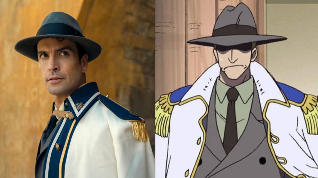 Le personnage de Bogard dans le live-action One Piece VS l'anime