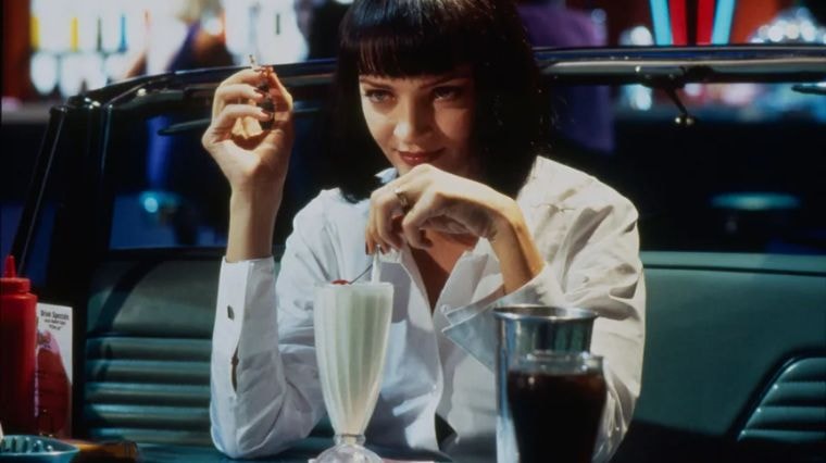 Le personnage de Mia Wallace dans le film culte Pulp Fiction