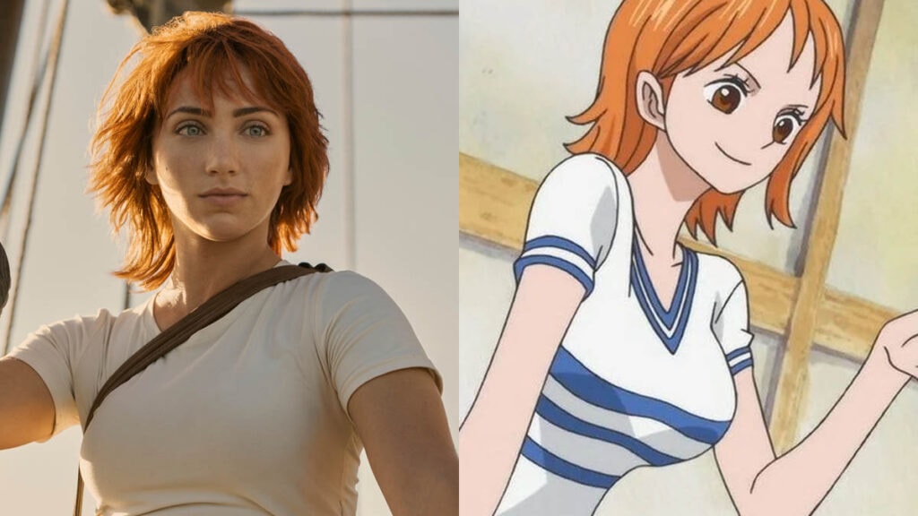 Nami de One Piece dans la série Netflix VS dans l'anime