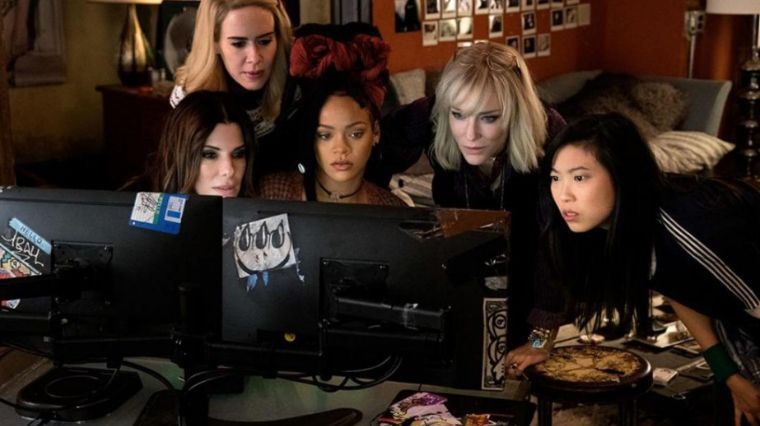 Image pour Ocean's 8 avec Sandra Bullock, Rihanna, Cate Blanchett, Sarah Paulson et Awkwafina