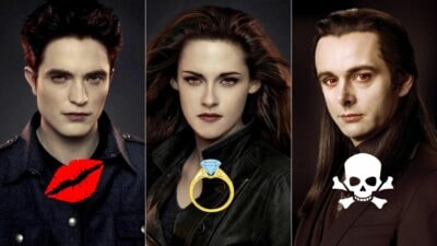 Sondage : joue à Kiss, Marry or Kill avec les personnages de Twilight