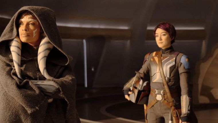 ahsoka et sabine wren dans la série ahsoka de l'univers star wars