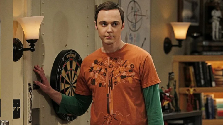 Sheldon interprété par Jim Parsons dans The Big Bang Theory