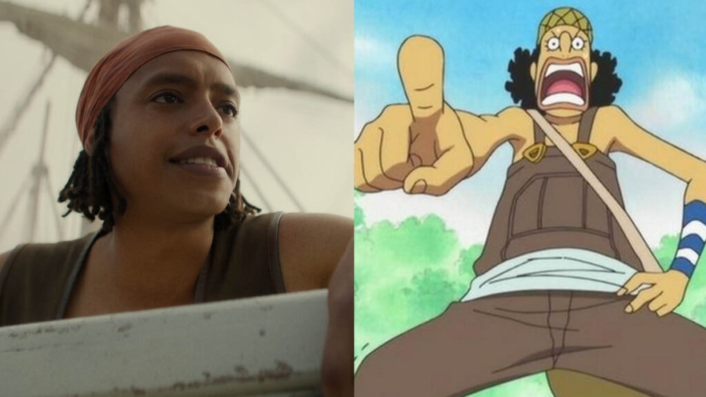 Usopp dans la série Netflix One Piece live action VS l'anime