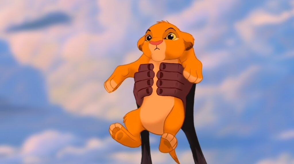 Présentation du bébé de Simba et Nala dans le Roi Lion