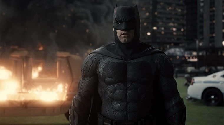 Batman joué par Ben Affleck dans Justice League