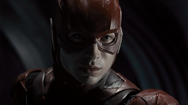 Barry Allen joué par Ezra Miller alias The Flash dans la Snyder Cut de Justice League