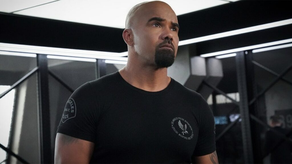 Shemar Moore dans l'une des séries de cbs, SWAT