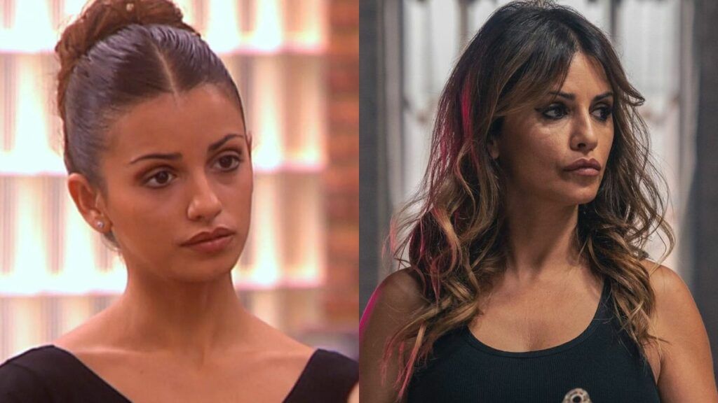 Monica Cruz, de la série Un Dos Tres, avant et après.