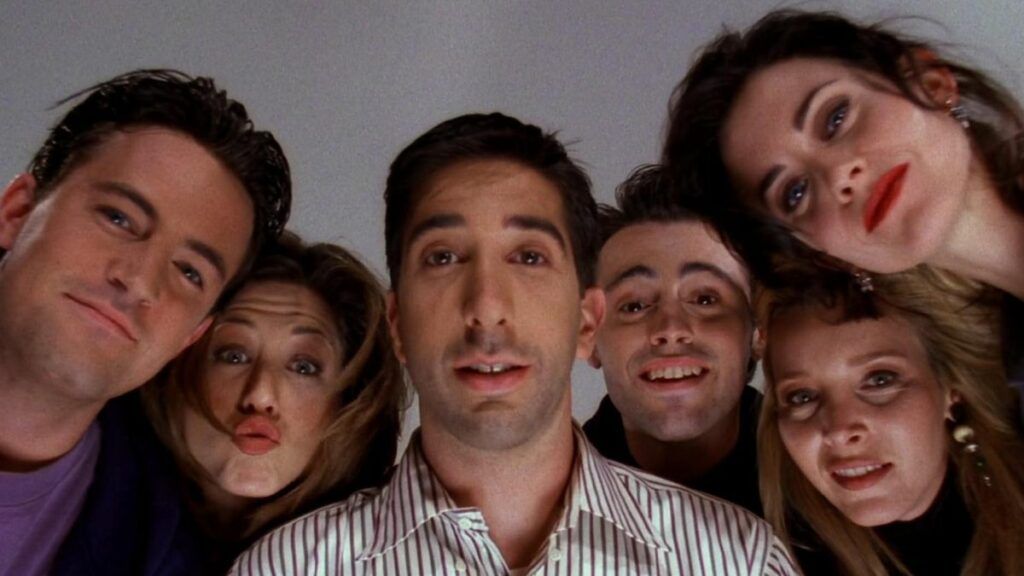 Les 6 acteurs de la série Friends.