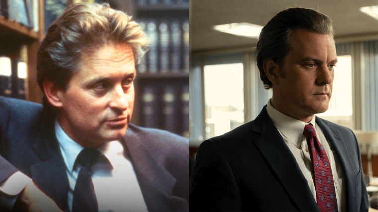 Michael Douglas dans le film Liaison Fatale, Joshua Jackson dans la série.