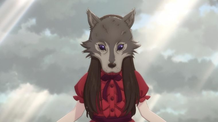 Mademoiselle loup dans le film d'animation Le Château solitaire dans le miroir