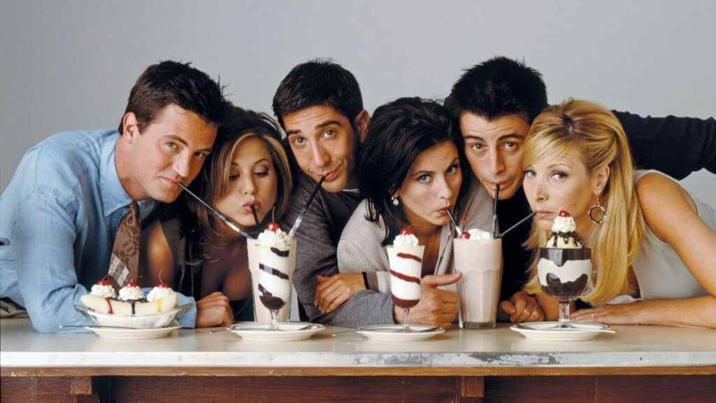 Chandler, Rachel, Ross, Monica, Joey et Phoebe dans Friends de NBC