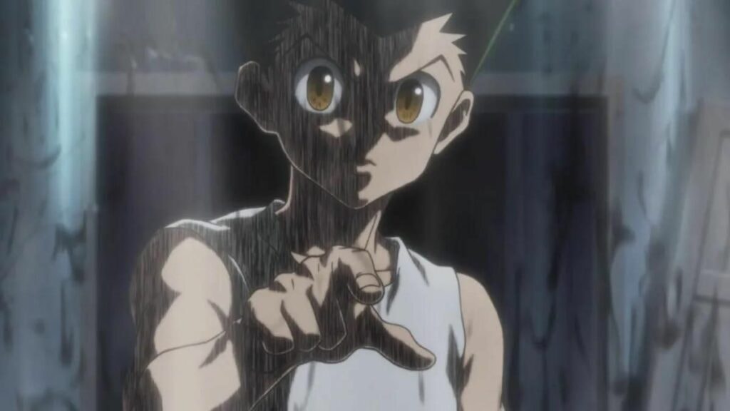 Gon plein de rage veut affronter Neferupito dans l anime Hunter x Hunter