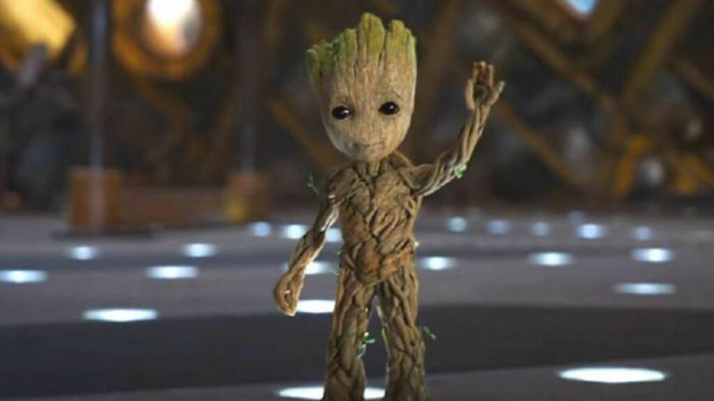 Bebe groot dans gardiens de la galaxie MCU