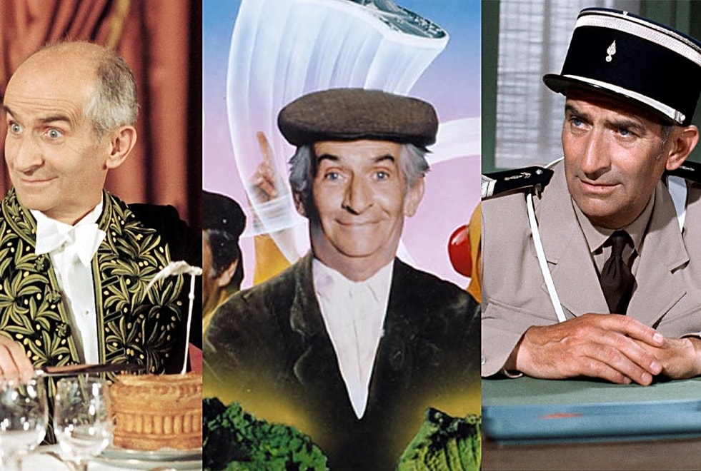 Louis de Funès est ton acteur préféré si tu reconnais 5 de ses films en une image