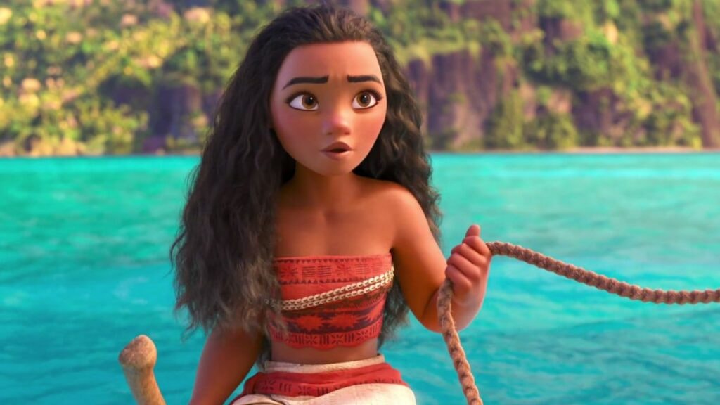 Personnage de Vaiana (Moana) dans le film Vaiana de Disney