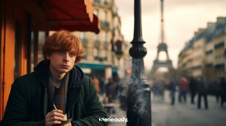 Ron Weasley de la saga Harry Potter imaginé comme s'il était français par une intelligence artificielle