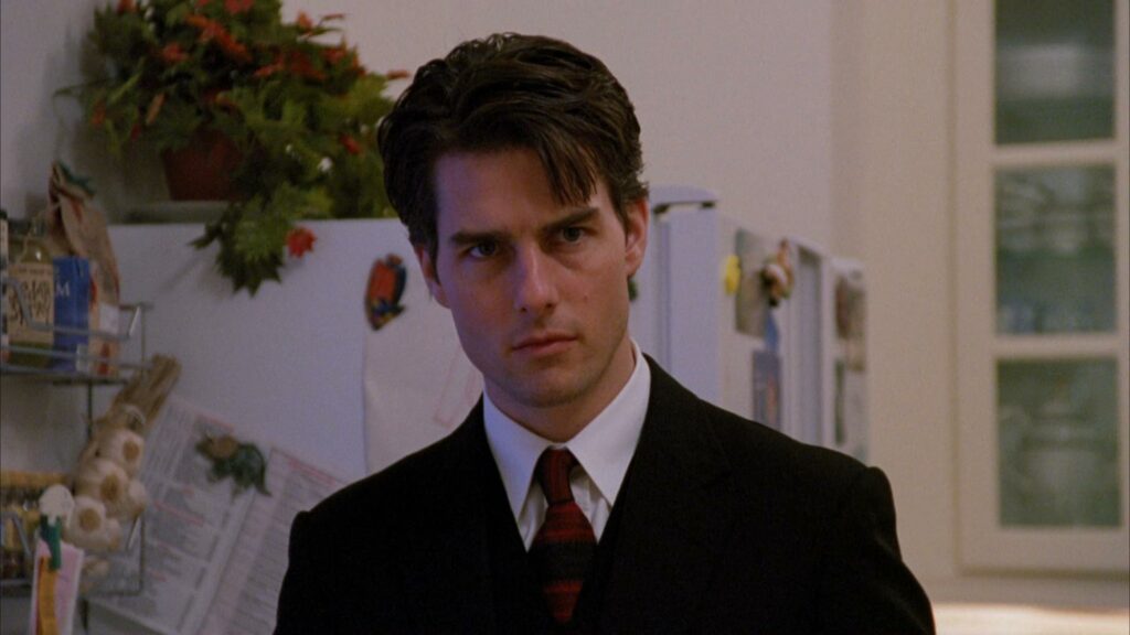 Tom Cruise en Dr. William Harford dans Eyes Wide Shut de Stanley Kubrick