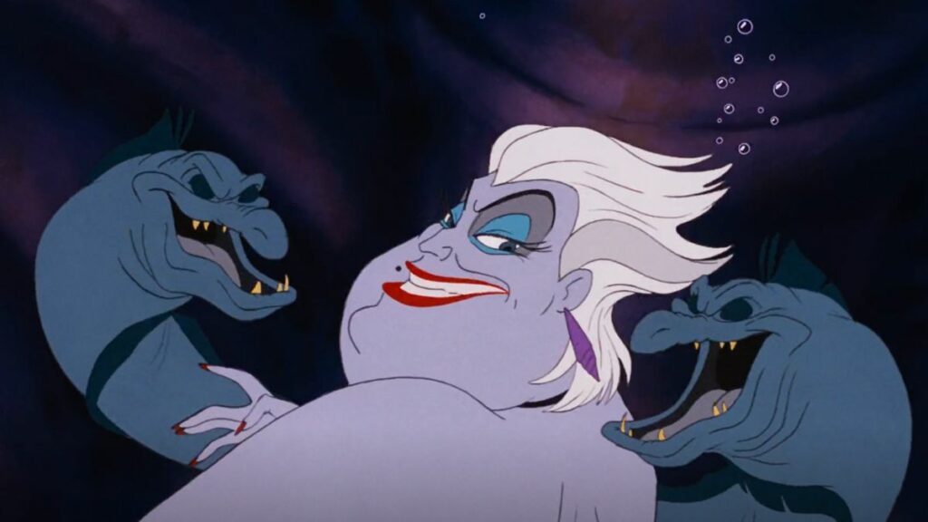 Ursula, Flotsam et Jetsam dans le film Disney la Petite Sirène