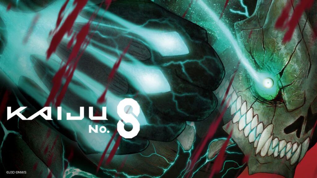 Affiche pour la sortie en anime de Kaiju no 8