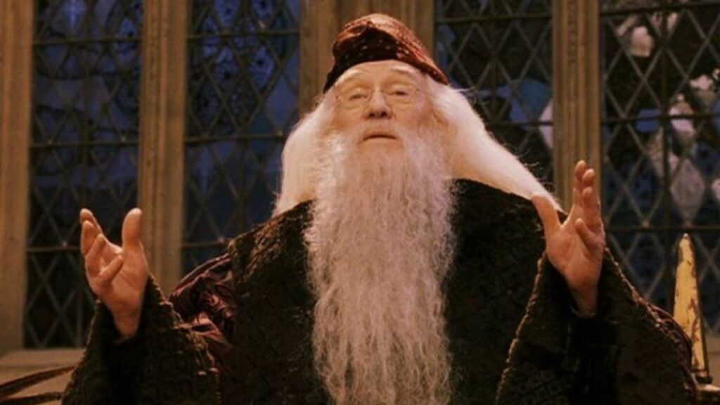 Albus Dumbledore Richard Harris dans Harry Potter