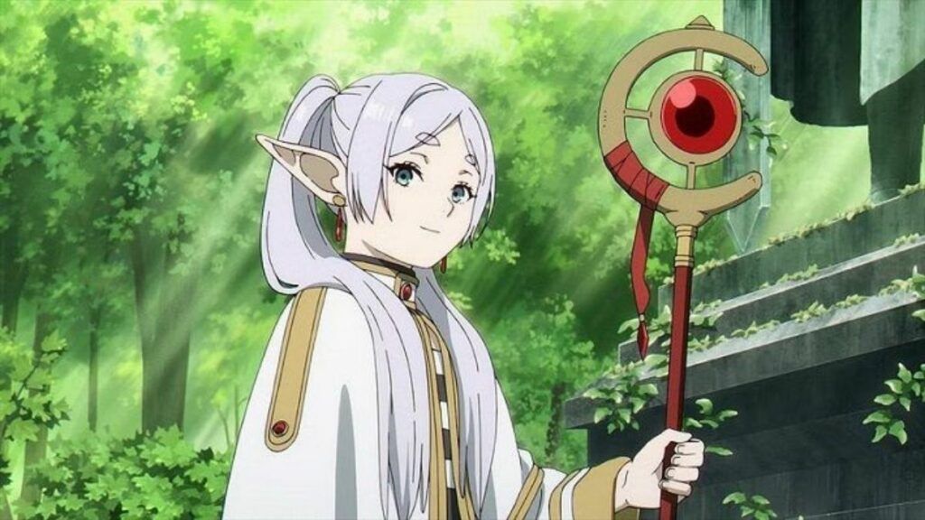 L'elfe Frieren dans l'anime éponyme