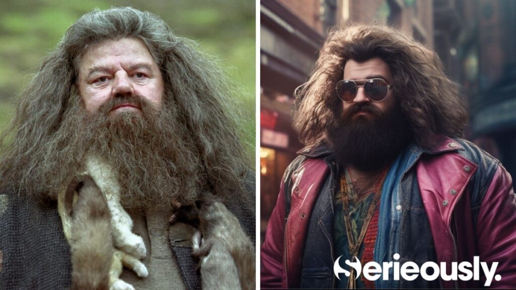 Intelligence artificielle Hagrid Harry Potter années 80