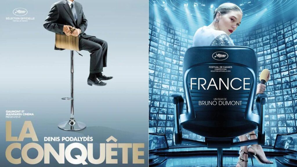 Les affiches des films La Conquête et France
