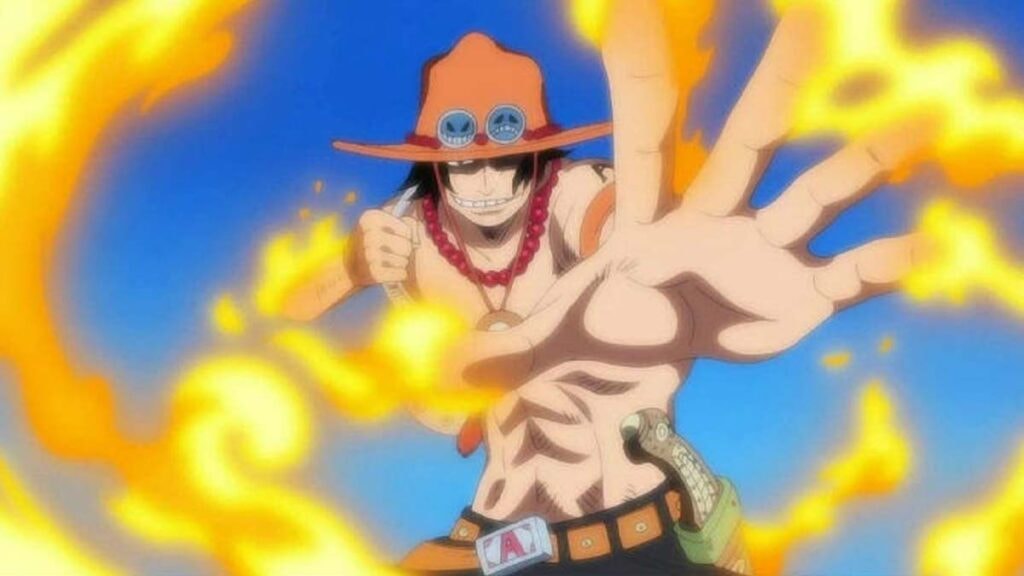 Le personnage de Ace dans l'anime One Piece