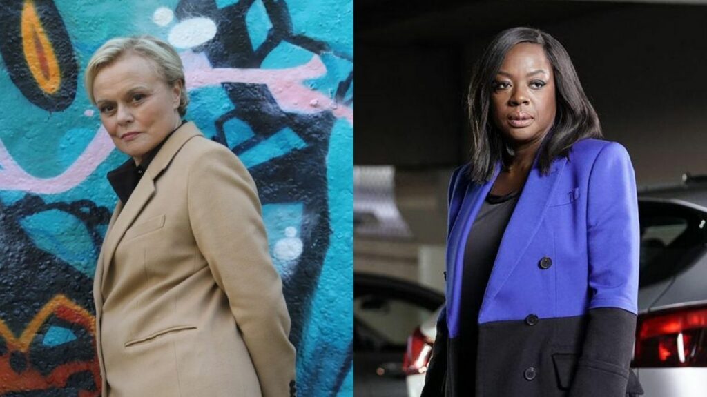 Muriel Robin dans Master Crimes, Viola Davis dans Murder.