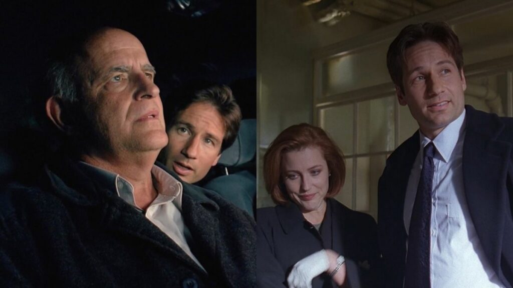 Mulder et Scully dans X-Files.
