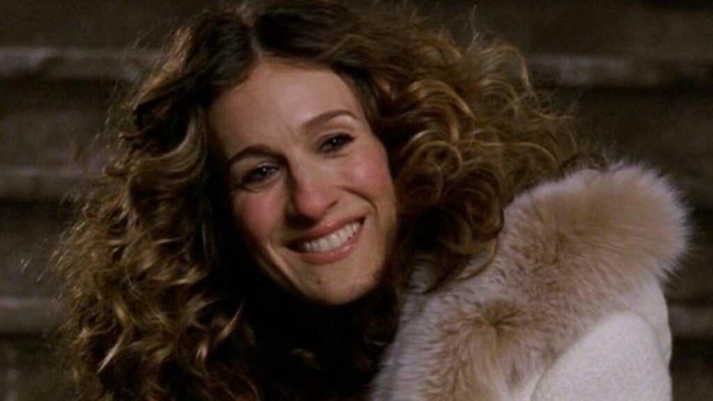 Carrie Bradshaw dans le dernier épisode de Sex And The City.