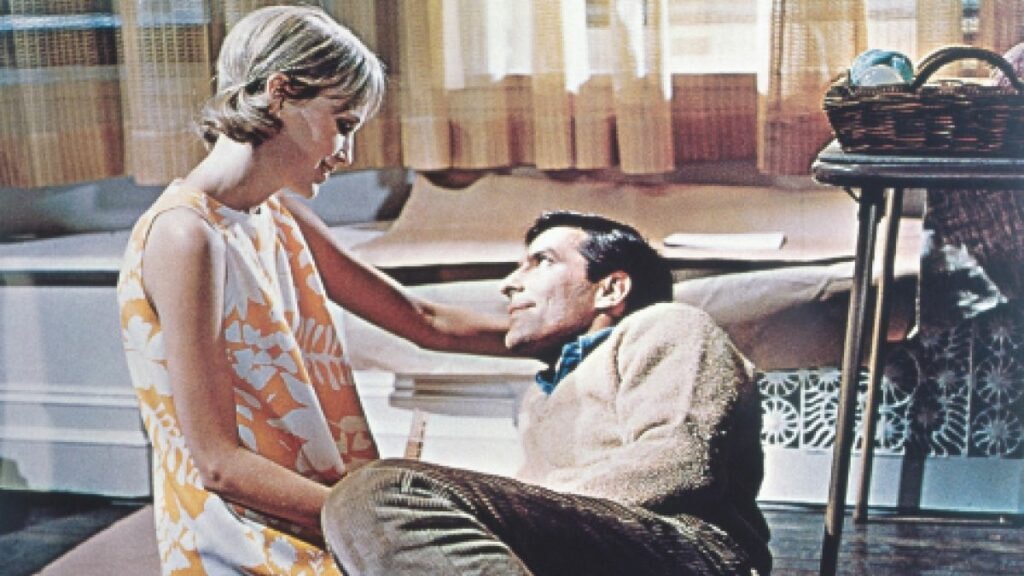 Mia Farrow et John Cassavetes dans Rosemary's Baby