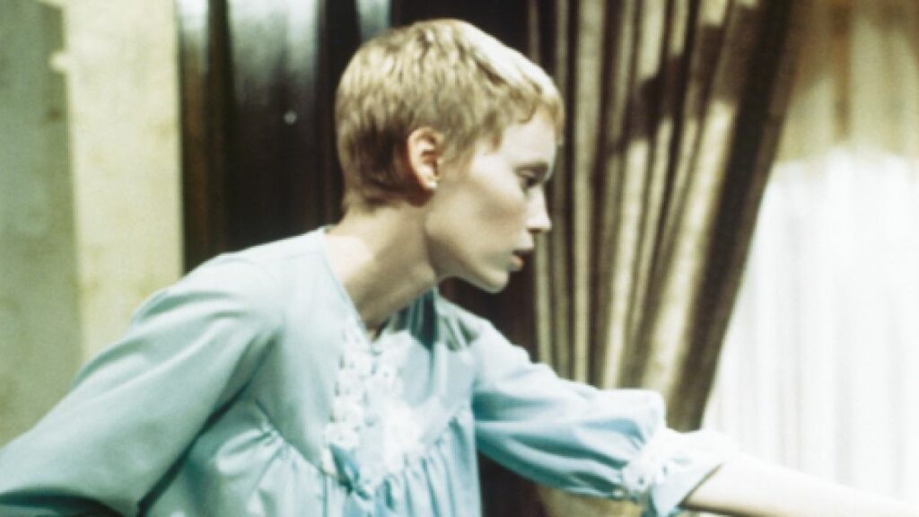 Mia Farrow dans le film Rosemary's Baby