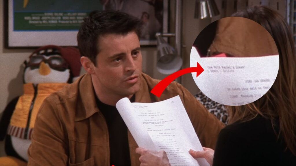 Le script de Des Jours et des Vies dans Friends.