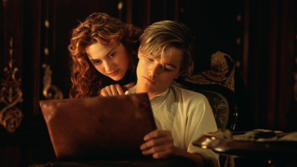 Rose et Jack dans Titanic