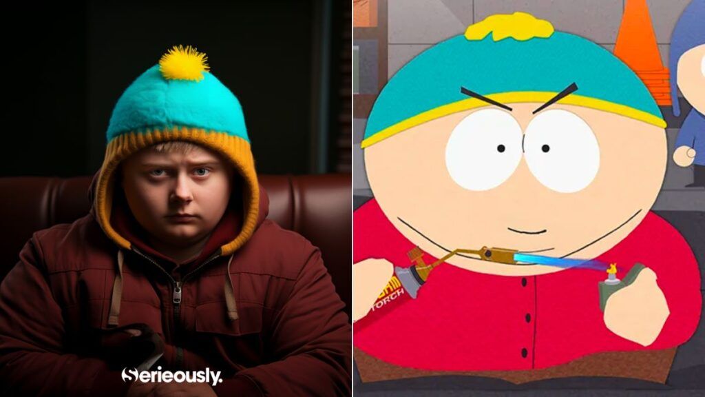 Eric Cartman en IA + dessins animés