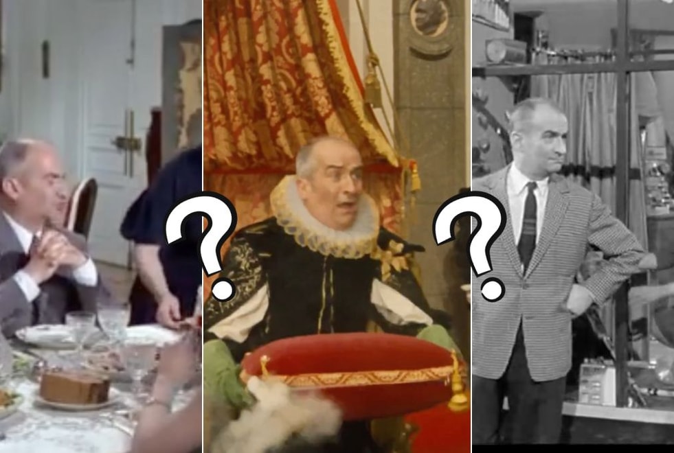 T’as un faible pour les films avec Louis de Funès si tu nommes ces 5 films grâce à une image