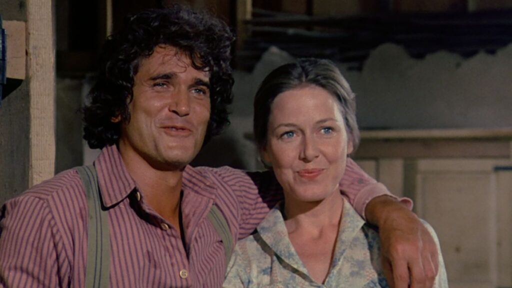 Charles et Caroline Ingalls dans La Petite Maison dans la Prairie.