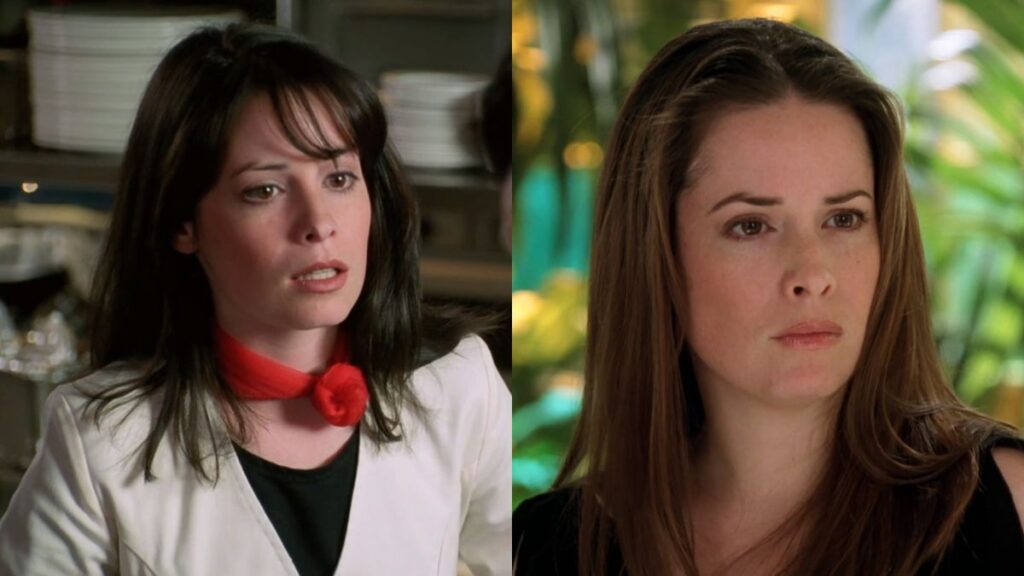 Holly Marie Combs dans le premier et le dernier épisode de Charmed.