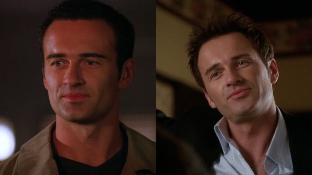 Julian McMahon dans son premier et son dernier épisode de Charmed.