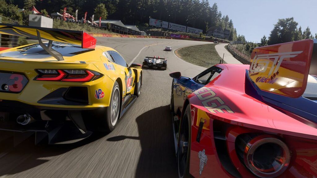 Une course automobile dans le jeu Forza Motorsport