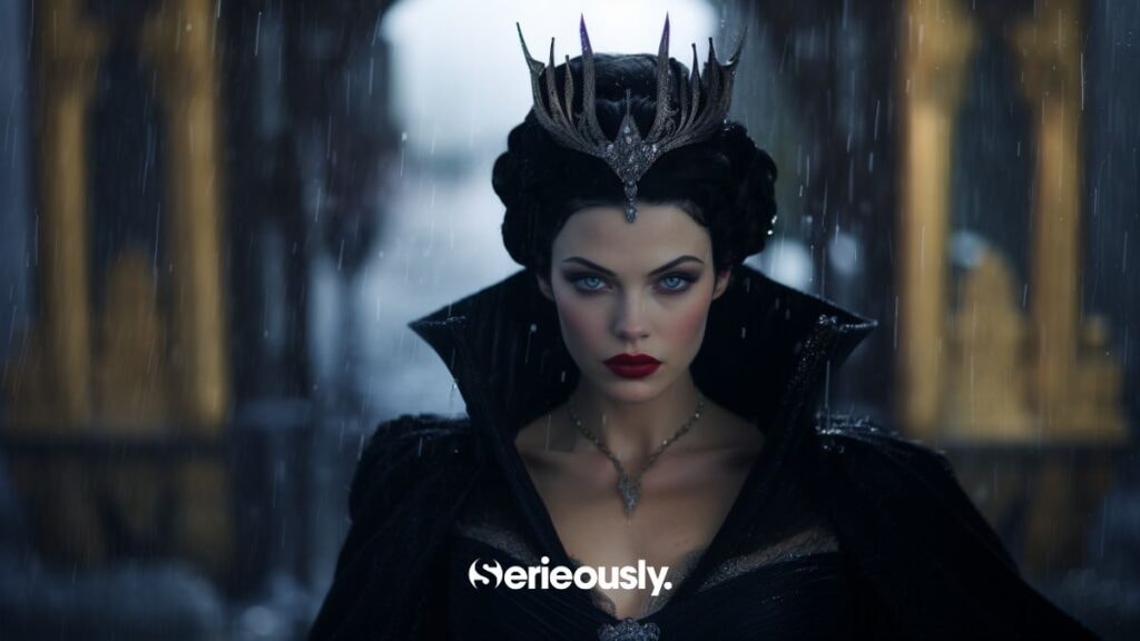 Evil Queen Disney en version IA intelligence artificielle avec Midjourney