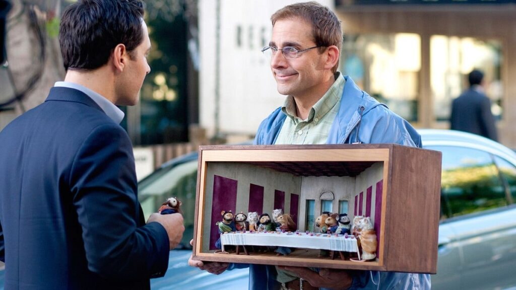 Paul Rudd et Steve Carrell dans The Dinner, rame américain du film français Le Diner de cons